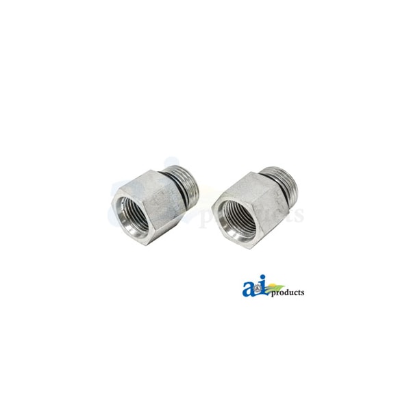 Straight Solid Male ORB X Female ORB Adapter, 2 pack 3.75" x4" x2"